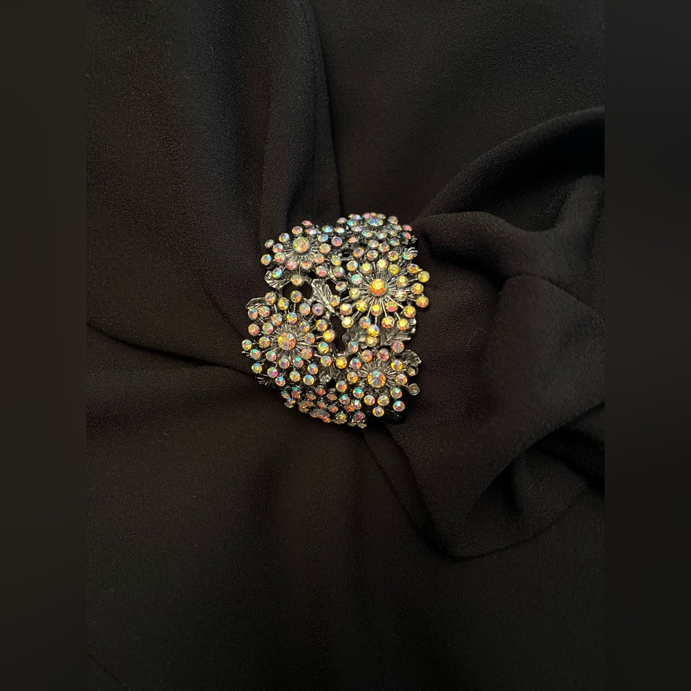 Rhinestone Starburst Cuff